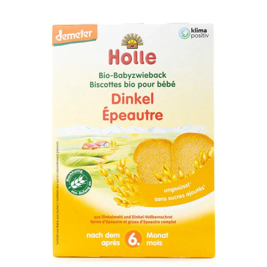Holle Snack - Spelt Baby Rusks (6+ Months) | Organic's Best Shop