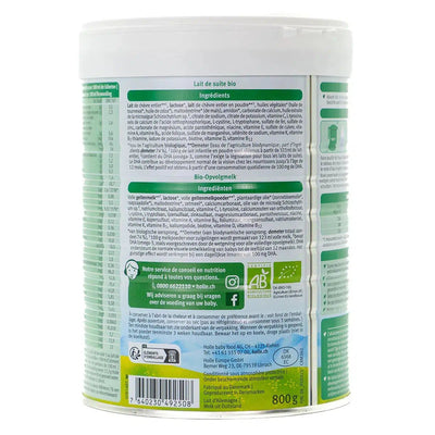Holle Stage 3 (10+ Months) Goat Milk Formula: Dutch Version | Organic European Baby Formula | Ingredients