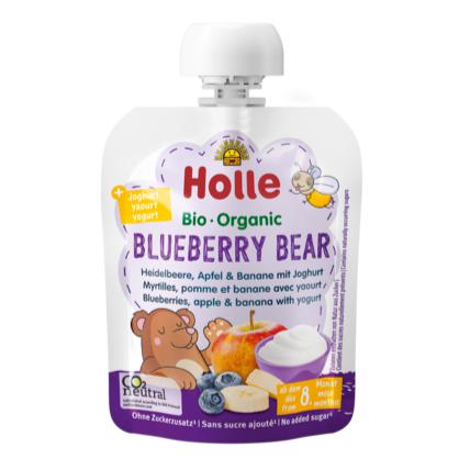 Holle Yogurt Blueberry Bear - Blueberry, Apple &amp; Banana with Yogurt (85 g), from 8 months