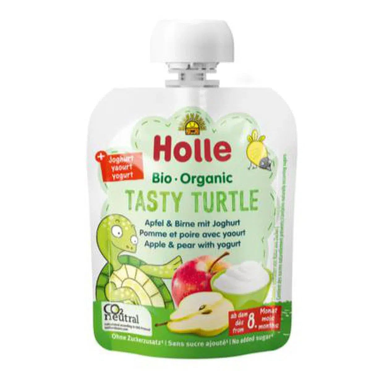 Holle Yogurt Tasty Turtle - Apple & Pear with Yogurt (85 g), from 8 months