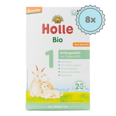 European Baby Formula | Holle Goat Milk Formula Stage 1 (400g) | 8 boxes