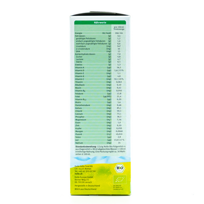Holle Goat Stage 4 (12+ Months) Milk Formula | Nutrition Facts