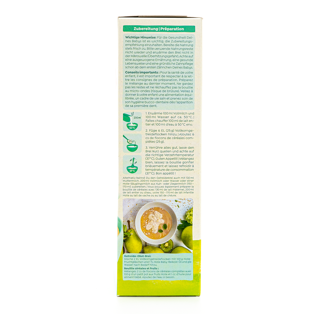 Holle Organic 3-Grain Porridge (6+ Months) - 250g | Preparation