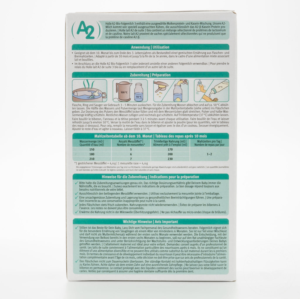Holle A2 Stage 3 Formula (400g) - 54 Boxes