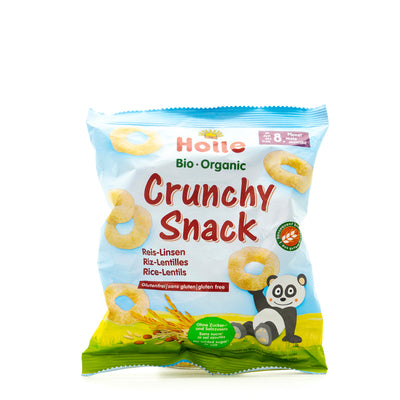 Holle Snack - Rice & Lentil Crunchy Baby Puffs (8+ Months),  | Organic's Best Shop