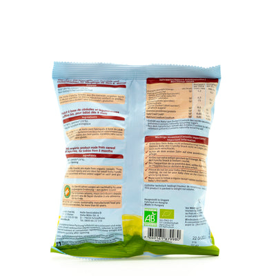 Holle Snack - Rice & Lentil Crunchy Baby Puffs (8+ Months), - 6 Packs | Organic's Best Shop | Nutrition facts 