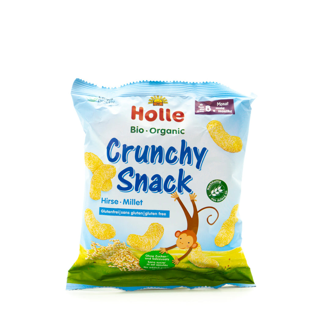 Holle Snack - Millet Crunchy Baby Puffs (8+ Months) | Organic's Best Shop