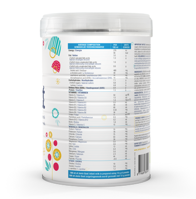 Jovie Stage 1 Organic First Infant Goat Milk Formula (800g) - 12 Tins
