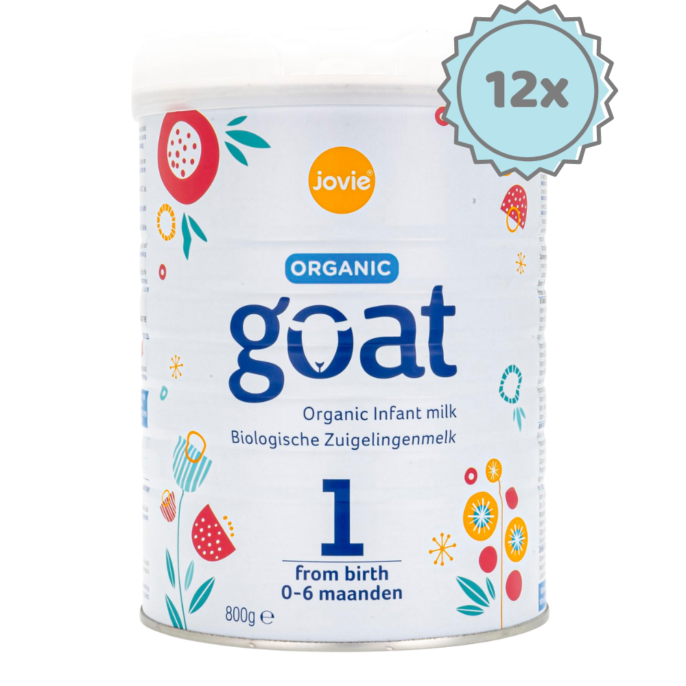 Jovie Stage 1 Organic Goat Milk Formula (800g) - 12 Cans
