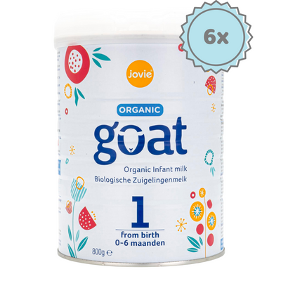 Jovie Stage 1 Organic Goat Milk Formula (800g) - 6 Cans