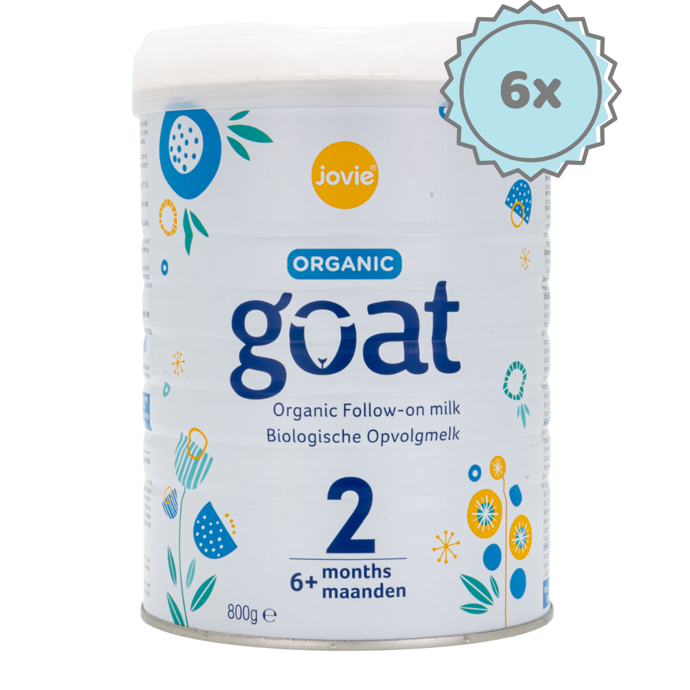 Jovie Stage 2 Organic Goat Milk Formula (800g) - 6 Cans