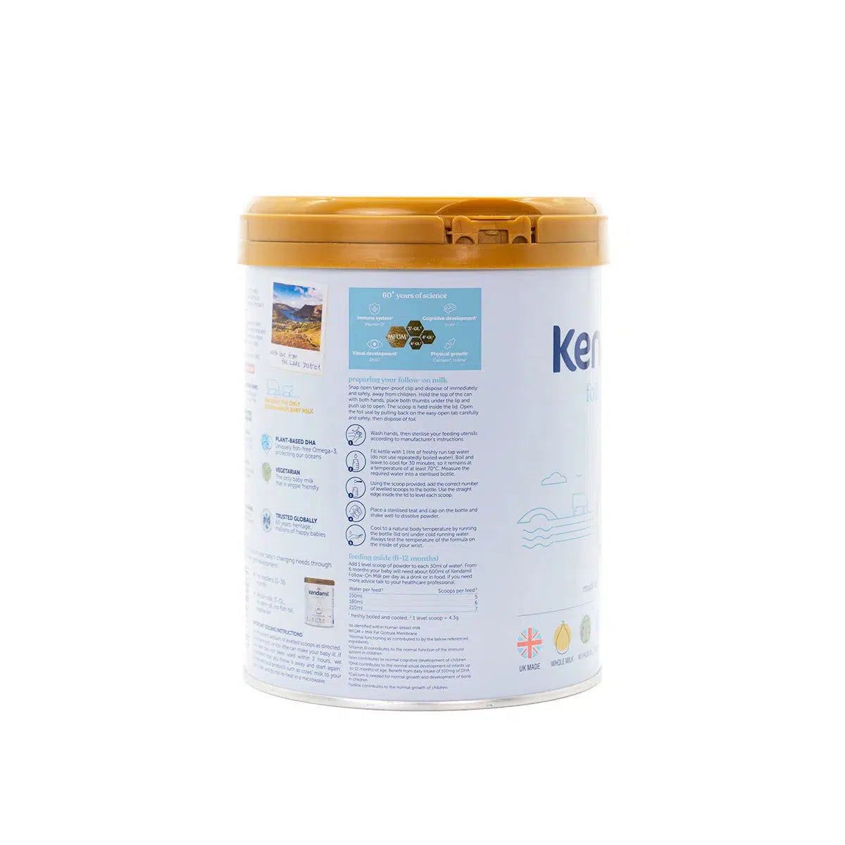 Kendamil Stage 2 (6-12 Months) Classic Milk Formula | Organic European Baby Formula | Preparation
