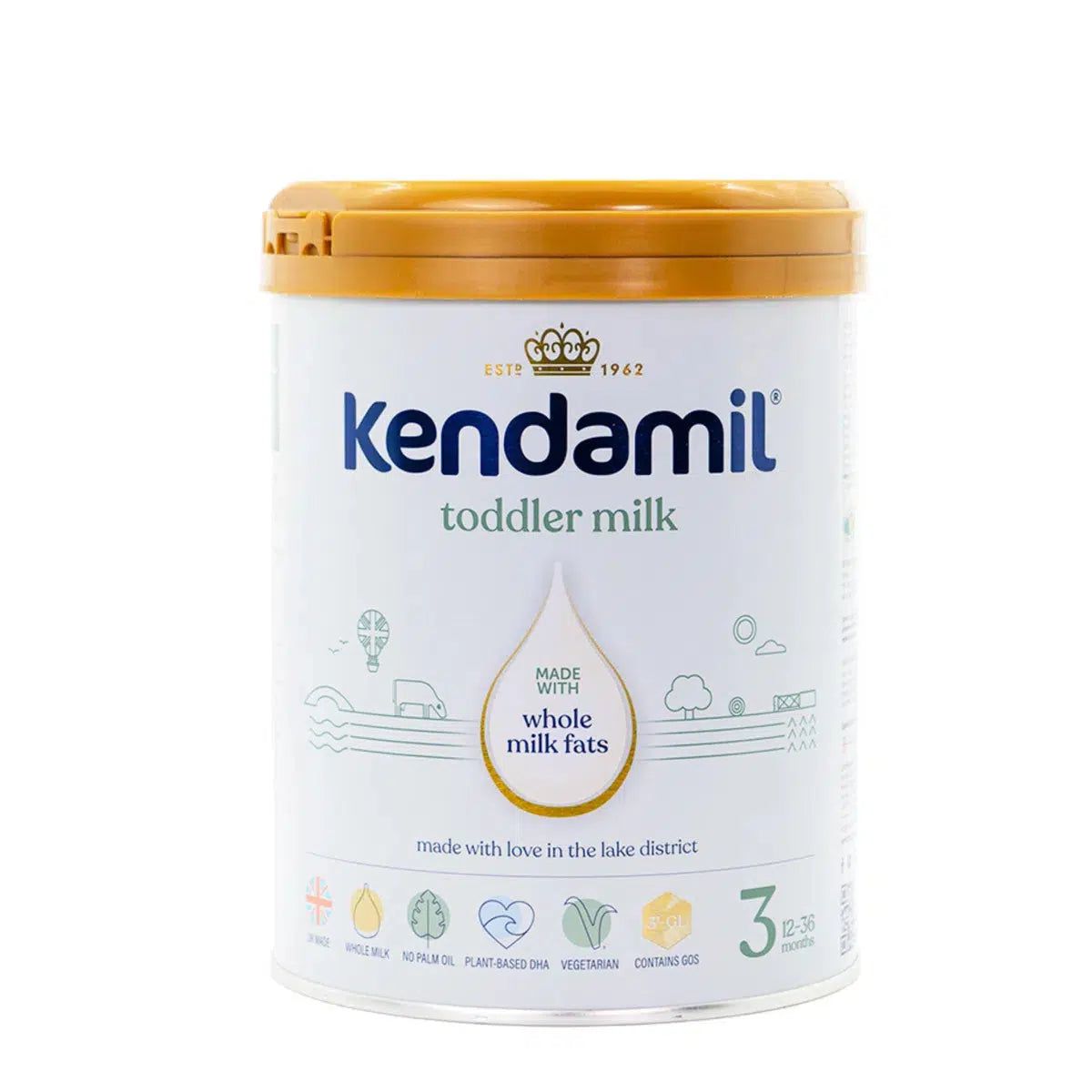 Kendamil Stage 3 (12+ Months) Classic Milk Formula | Organic European Baby Formula | 