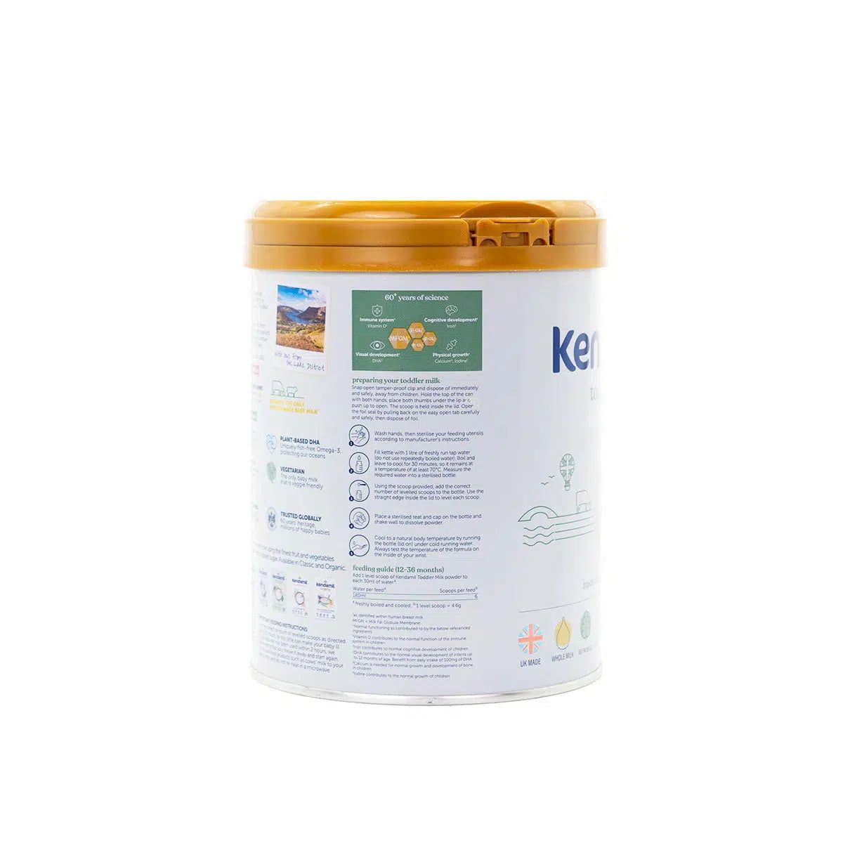 Kendamil Stage 3 (12+ Months) Classic Milk Formula | Organic European Baby Formula | Preparation 
