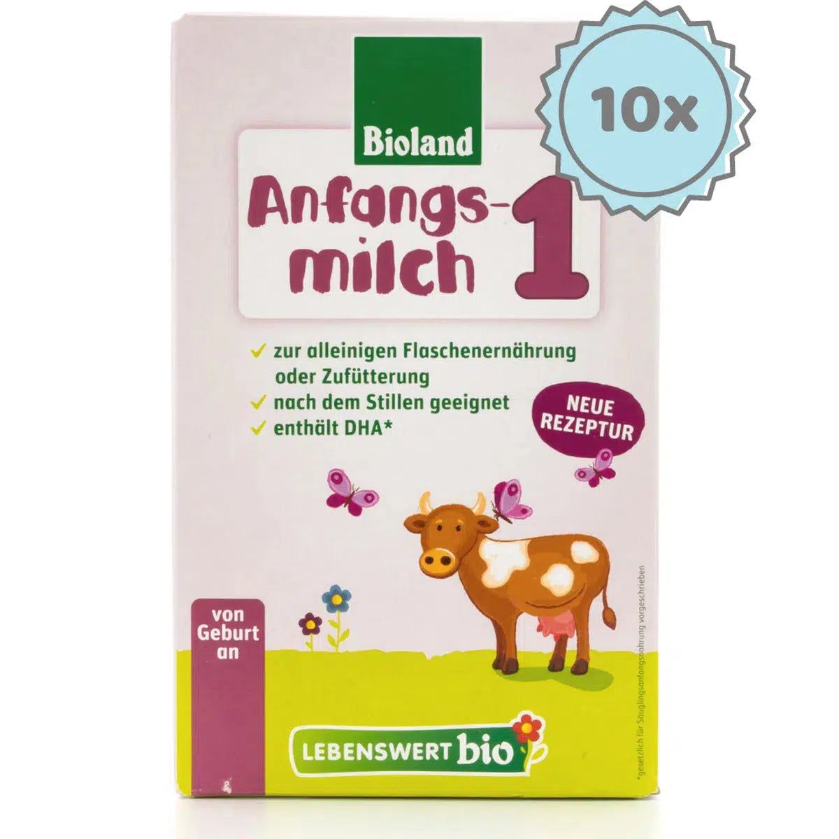 Lebenswert Bio Stage 1 Infant Formula (500g) - 10 Boxes