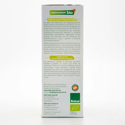 Lebenswert Bio Stage 3 (10+ Months) Organic Formula Ingredients
