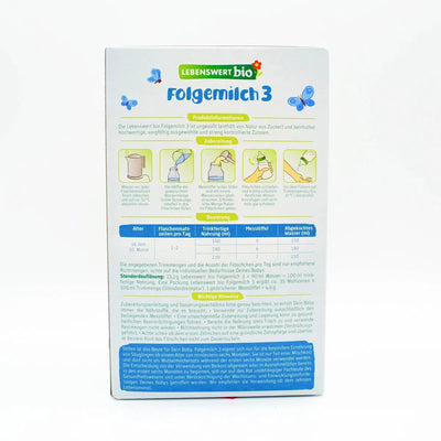 Preparation Description Lebenswert Stage 3 Baby Milk Formula