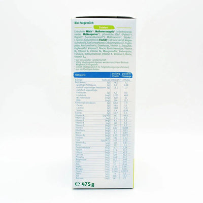 Nutrition Facts: Lebenswert Stage 3 Baby Milk Formula