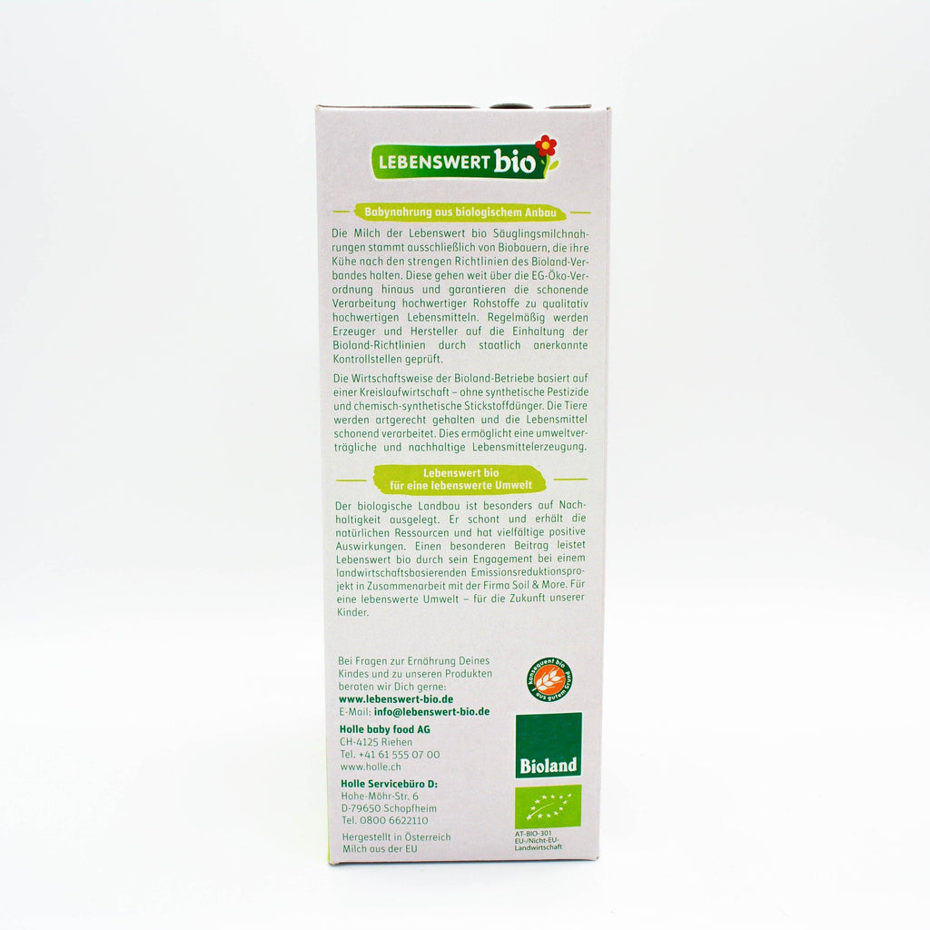 Description Lebenswert Stage 1 Infant Milk Formula