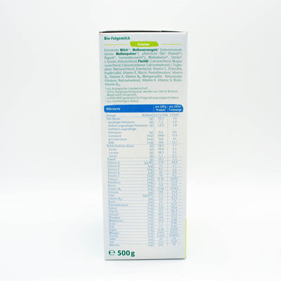 Nutrition Facts: Lebenswert Stage 2 Follow-on Infant Milk Formula