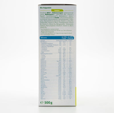 Lebenswert Bio Stage 2 (6-12 Months) Organic Formula | Nutrition Facts