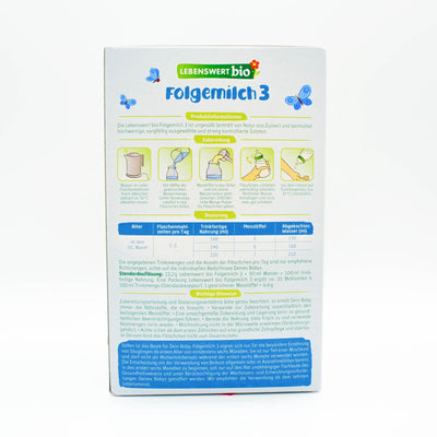 Preparation Description Lebenswert Stage 3 Baby Milk Formula