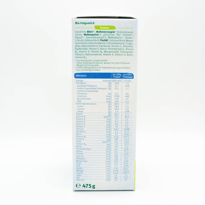 Nutrition Facts: Lebenswert Stage 3 Baby Milk Formula