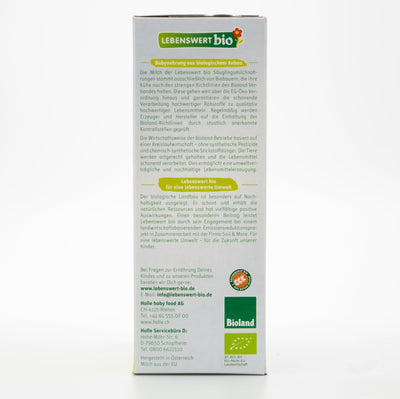 Lebenswert Bio Stage 3 (10+ Months) Organic Formula Ingredients