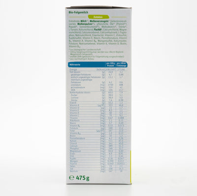 Lebenswert Bio Stage 3 (10+ Months) Organic Formula | Nutrition Facts