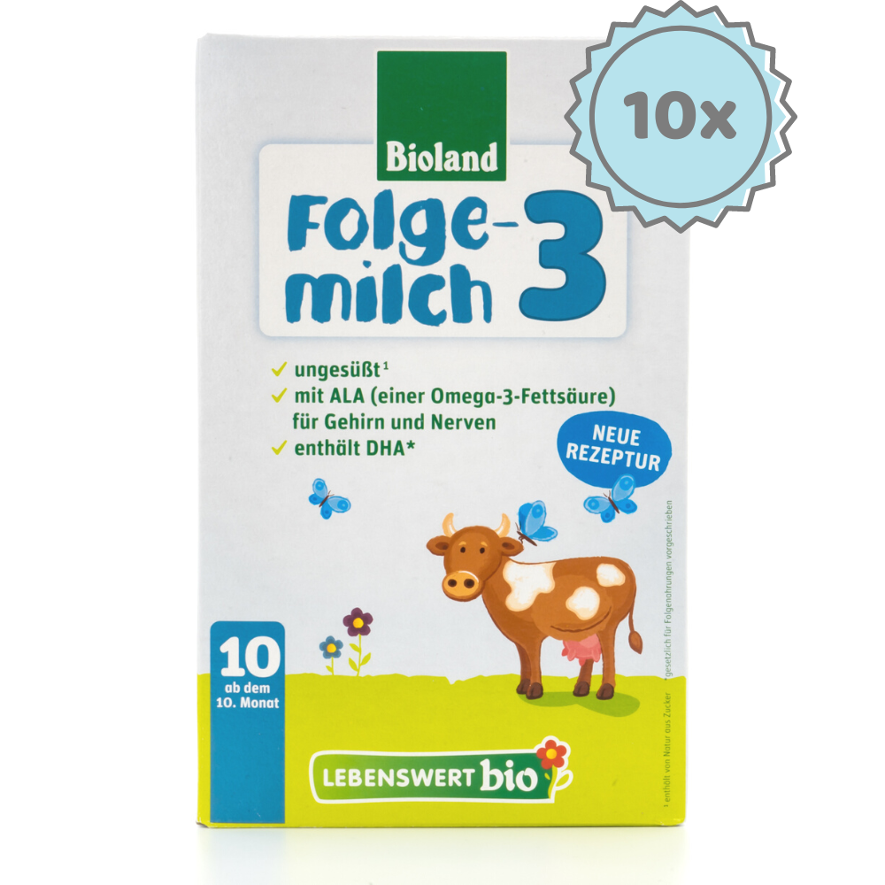 Lebenswert Bio Stage 3 Organic Formula (475g) - 10 Boxes