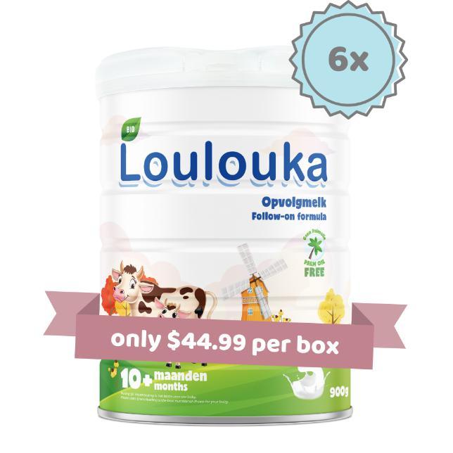 Loulouka Stage 3 Organic Baby Milk Formula (900g) - 6 Boxes