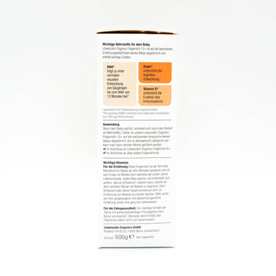Löwenzahn Organics Stage 3 (10+ Months) Formula Ingredients