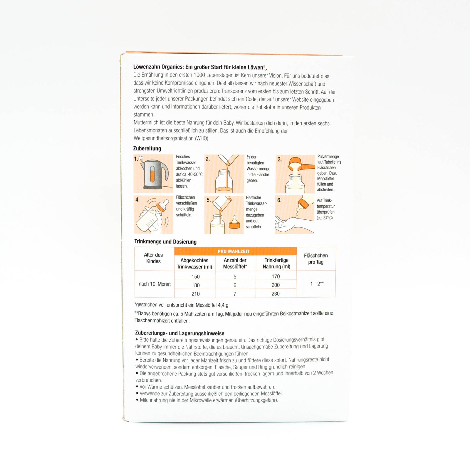 Löwenzahn Organics Stage 3 Formula (500g) - 24 Boxes