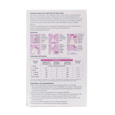Löwenzahn Organics Goat Stage Pre | European Infant Baby Formula | Preparation