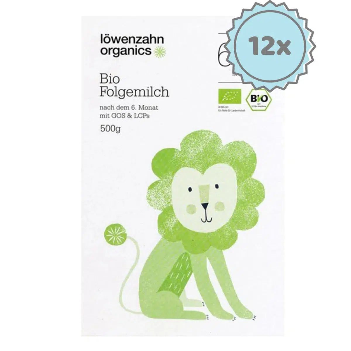 Löwenzahn Organics Stage 2 Formula (500g) - 12 Boxes