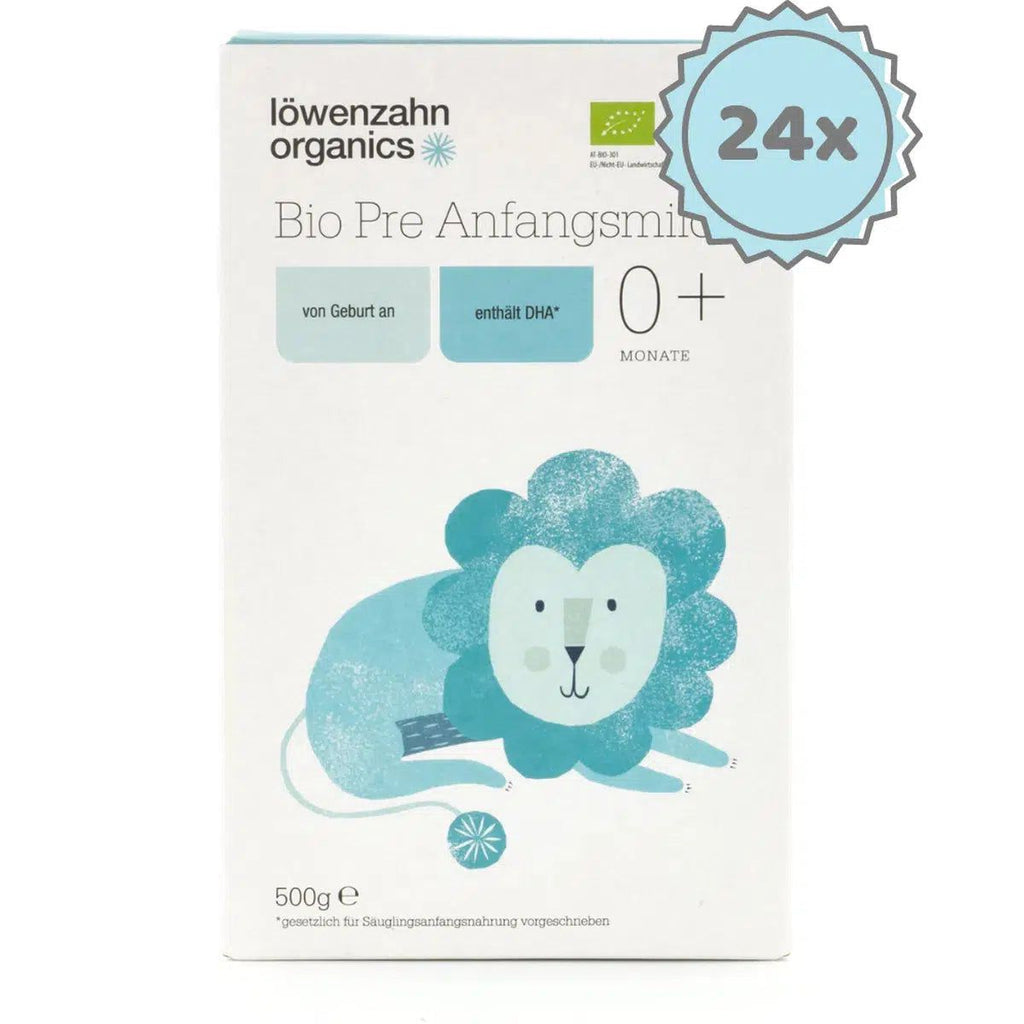 Löwenzahn Organics Stage Pre Infant Formula (500g) - 24 Boxes