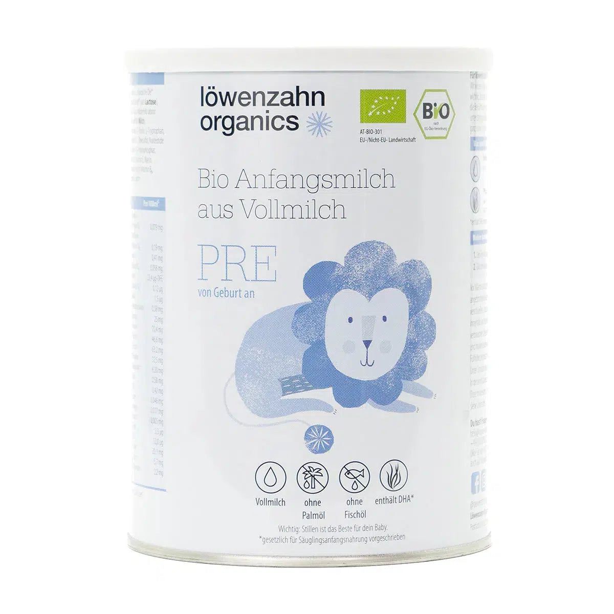 Löwenzahn Whole Cow's Milk Stage Pre | European Infant Baby Formula