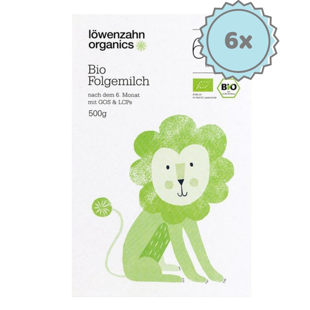 Löwenzahn Organics Stage 2 Formula (500g) - 6 Boxes