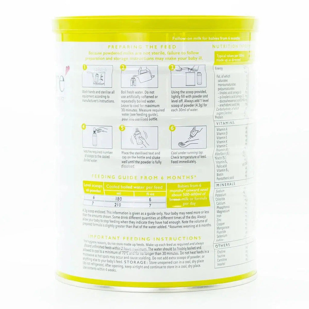 Nannycare Stage 2 (6-12 Months) Goat Milk Formula | Organic European Baby Formula - Preparation