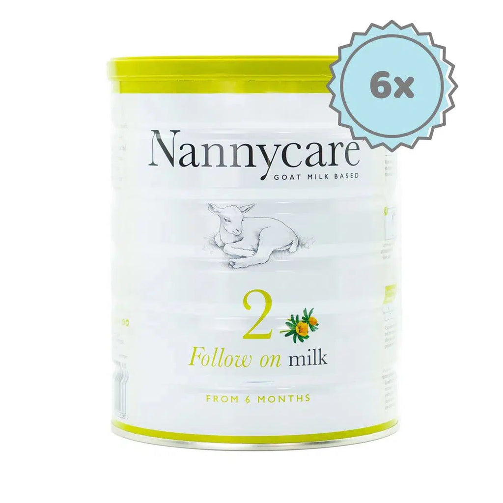 Nannycare Stage 2 (6-12 Months) Goat Milk Formula | Organic European Baby Formula - 6 cans