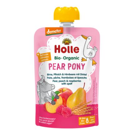 Pear Pony - Pear, Peach & Raspberries with Spelt (100g), from 8 months