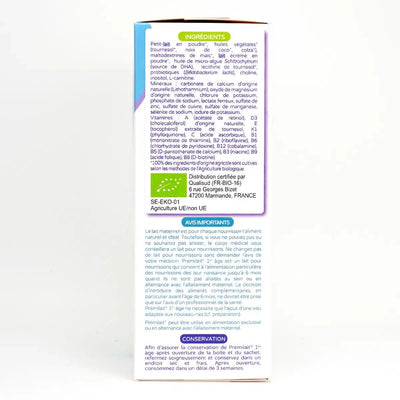 PREMIBIO COW STAGE 1 NUTRICIONAL VALUES