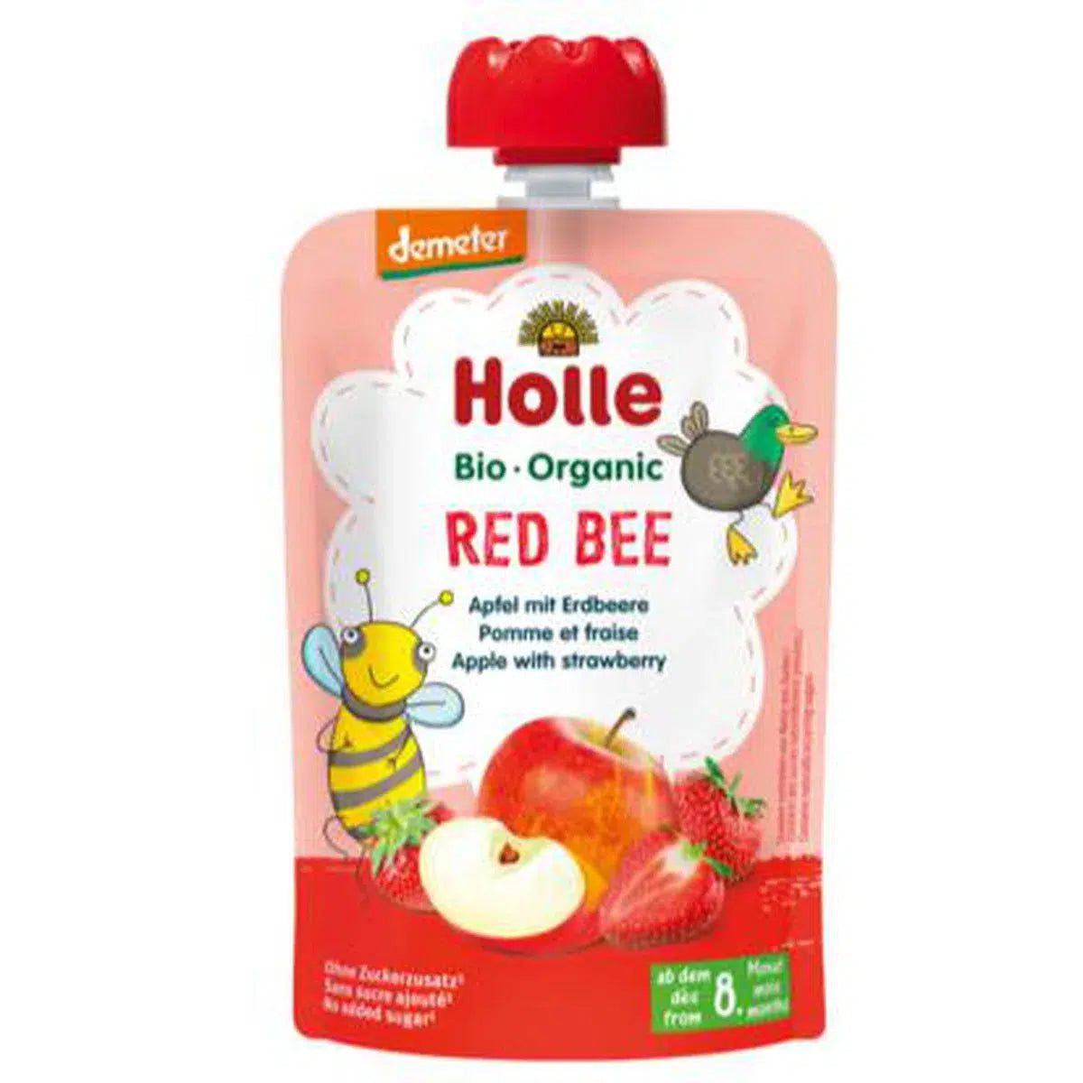 Red Bee - Apple with Strawberry (100g), from 8 months