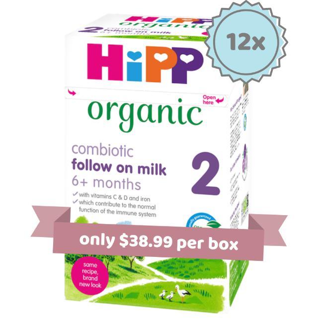 Hipp stage 2 Organic Combiotic Follow-on Infant Milk Formula (800g) - UK Version - 12 boxes