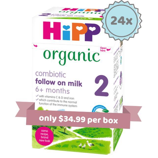 Hipp stage 2 Organic Combiotic Follow-on Infant Milk Formula (800g) - UK Version - 24 boxes