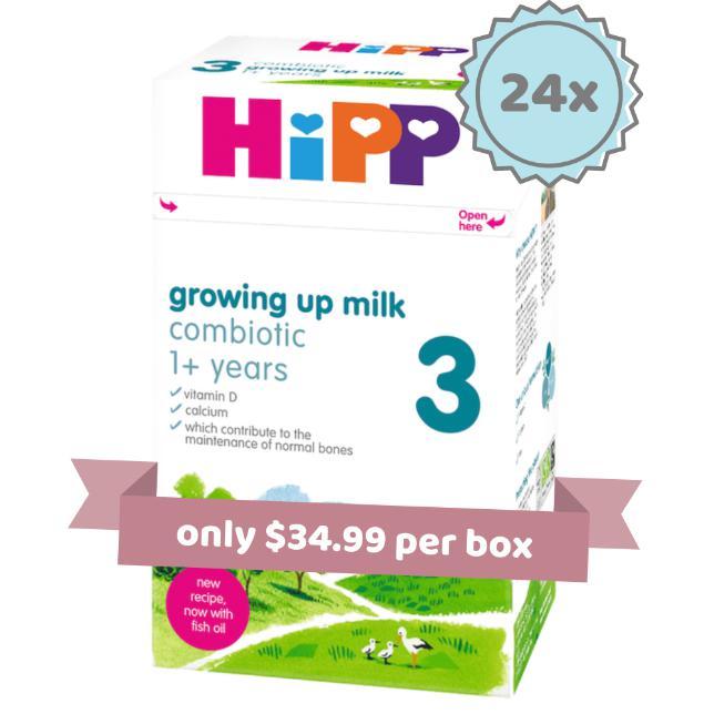 Hipp Stage 3 Organic Combiotic Baby Milk Formula (600g) - UK Version - 24 Boxes