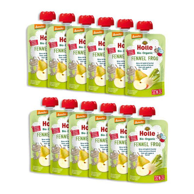 Fennel Frog - Pear with Apple & Fennel (100g), from 6 months - 12 Pouches
