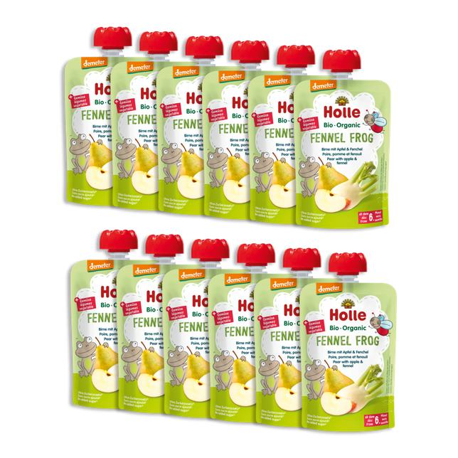 Fennel Frog - Pear with Apple & Fennel (100g), from 6 months - 12 Pouches