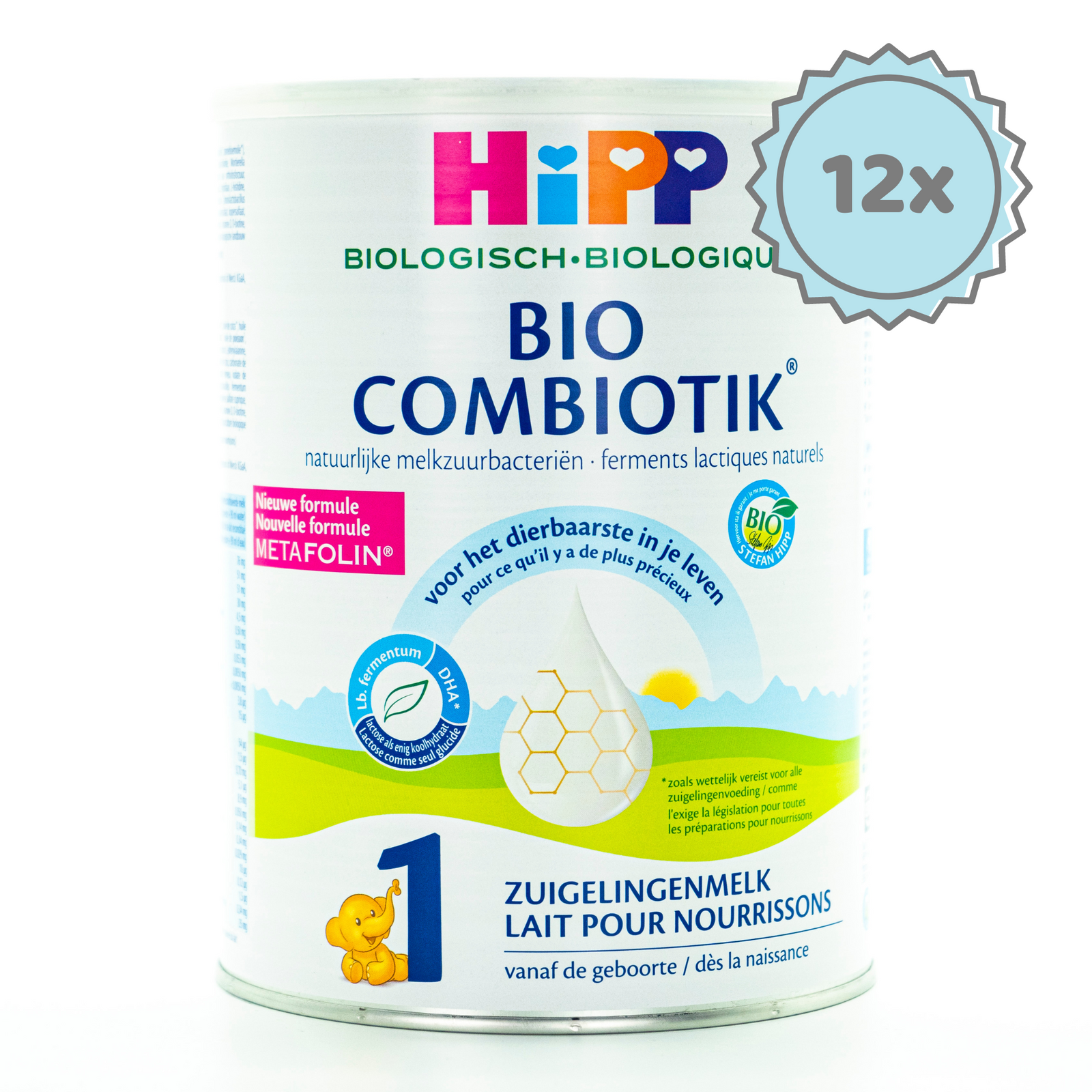 HiPP Dutch Stage 1 Combiotic Infant Formula | Organic European Baby Formula | 12 cans