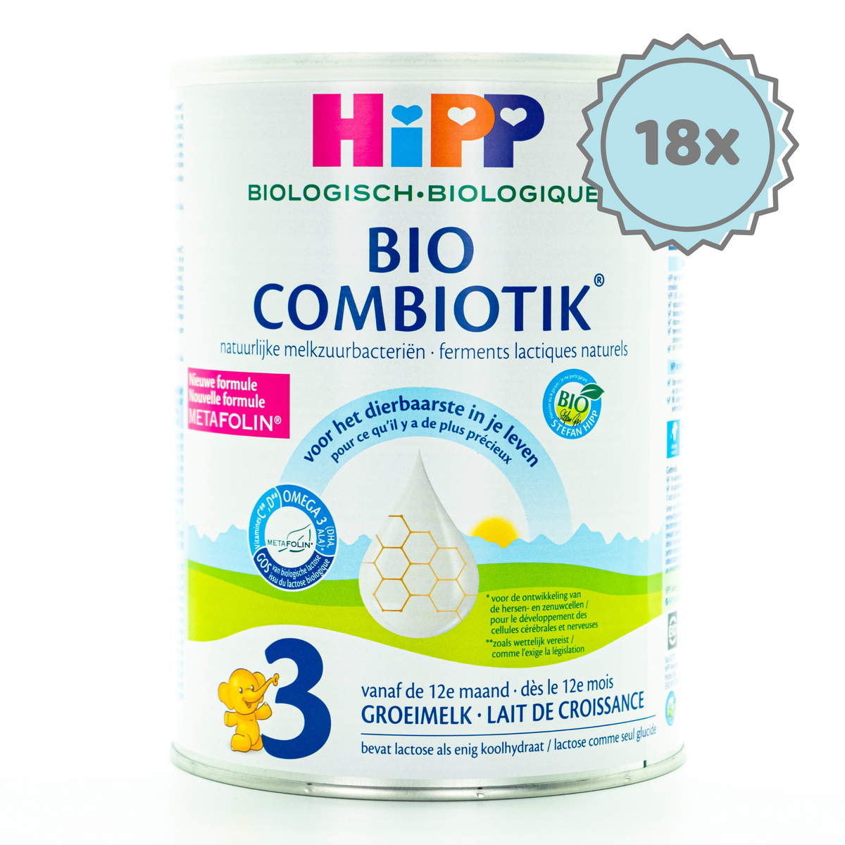 HiPP Dutch Stage 3 Combiotic Baby Formula | 18 cans